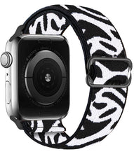 Load image into Gallery viewer, Scrunchie Strap for Apple watch band 44mm 40mm 45mm 41mm 38mm 42mm Elastic Nylon solo Loop bracelet iWatch series 3 4 5 6 se 7
