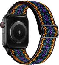 Load image into Gallery viewer, Scrunchie Strap for Apple watch band 44mm 40mm 45mm 41mm 38mm 42mm Elastic Nylon solo Loop bracelet iWatch series 3 4 5 6 se 7

