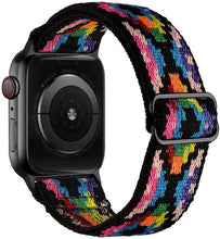 Load image into Gallery viewer, Scrunchie Strap for Apple watch band 44mm 40mm 45mm 41mm 38mm 42mm Elastic Nylon solo Loop bracelet iWatch series 3 4 5 6 se 7

