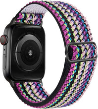 Load image into Gallery viewer, Scrunchie Strap for Apple watch band 44mm 40mm 45mm 41mm 38mm 42mm Elastic Nylon solo Loop bracelet iWatch series 3 4 5 6 se 7
