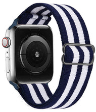 Load image into Gallery viewer, Scrunchie Strap for Apple watch band 44mm 40mm 45mm 41mm 38mm 42mm Elastic Nylon solo Loop bracelet iWatch series 3 4 5 6 se 7
