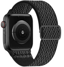 Load image into Gallery viewer, Scrunchie Strap for Apple watch band 44mm 40mm 45mm 41mm 38mm 42mm Elastic Nylon solo Loop bracelet iWatch series 3 4 5 6 se 7
