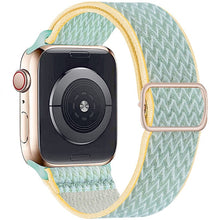 Load image into Gallery viewer, Scrunchie Strap for Apple watch band 44mm 40mm 45mm 41mm 38mm 42mm Elastic Nylon solo Loop bracelet iWatch series 3 4 5 6 se 7
