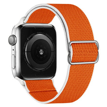 Load image into Gallery viewer, Scrunchie Strap for Apple watch band 44mm 40mm 45mm 41mm 38mm 42mm Elastic Nylon solo Loop bracelet iWatch series 3 4 5 6 se 7

