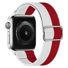 Load image into Gallery viewer, Scrunchie Strap for Apple watch band 44mm 40mm 45mm 41mm 38mm 42mm Elastic Nylon solo Loop bracelet iWatch series 3 4 5 6 se 7
