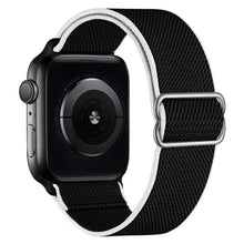 Load image into Gallery viewer, Scrunchie Strap for Apple watch band 44mm 40mm 45mm 41mm 38mm 42mm Elastic Nylon solo Loop bracelet iWatch series 3 4 5 6 se 7
