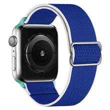 Load image into Gallery viewer, Scrunchie Strap for Apple watch band 44mm 40mm 45mm 41mm 38mm 42mm Elastic Nylon solo Loop bracelet iWatch series 3 4 5 6 se 7
