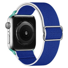 Load image into Gallery viewer, Scrunchie Strap for Apple watch band 44mm 40mm 45mm 41mm 38mm 42mm Elastic Nylon solo Loop bracelet iWatch series 3 4 5 6 se 7

