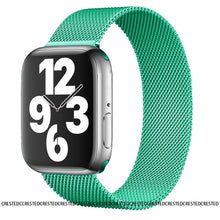 Load image into Gallery viewer, Strap For Apple watch band 44mm 40mm 38mm 42mm metal Magnetic Loop correa Accessories bracelet iWatch serie 4 3 SE 6 7 45mm 41mm
