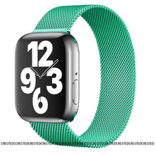 Load image into Gallery viewer, Strap For Apple watch band 44mm 40mm 38mm 42mm metal Magnetic Loop correa Accessories bracelet iWatch serie 4 3 SE 6 7 45mm 41mm
