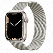Load image into Gallery viewer, Strap For Apple watch band 44mm 40mm 38mm 42mm metal Magnetic Loop correa Accessories bracelet iWatch serie 4 3 SE 6 7 45mm 41mm
