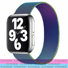 Load image into Gallery viewer, Strap For Apple watch band 44mm 40mm 38mm 42mm metal Magnetic Loop correa Accessories bracelet iWatch serie 4 3 SE 6 7 45mm 41mm
