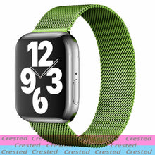 Load image into Gallery viewer, Strap For Apple watch band 44mm 40mm 38mm 42mm metal Magnetic Loop correa Accessories bracelet iWatch serie 4 3 SE 6 7 45mm 41mm
