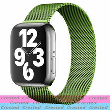 Load image into Gallery viewer, Strap For Apple watch band 44mm 40mm 38mm 42mm metal Magnetic Loop correa Accessories bracelet iWatch serie 4 3 SE 6 7 45mm 41mm
