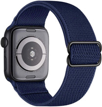 Load image into Gallery viewer, Elastic Nylon Solo Loop Strap For Apple Watch Band 44mm 40mm 45mm 41mm 42mm 38mm Adjustable Bracelet iWatch Series 7 6 SE 5 4 3
