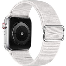 Load image into Gallery viewer, Elastic Nylon Solo Loop Strap For Apple Watch Band 44mm 40mm 45mm 41mm 42mm 38mm Adjustable Bracelet iWatch Series 7 6 SE 5 4 3
