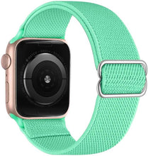 Load image into Gallery viewer, Elastic Nylon Solo Loop Strap For Apple Watch Band 44mm 40mm 45mm 41mm 42mm 38mm Adjustable Bracelet iWatch Series 7 6 SE 5 4 3

