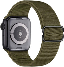 Load image into Gallery viewer, Elastic Nylon Solo Loop Strap For Apple Watch Band 44mm 40mm 45mm 41mm 42mm 38mm Adjustable Bracelet iWatch Series 7 6 SE 5 4 3
