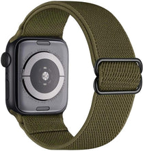 Load image into Gallery viewer, Elastic Nylon Solo Loop Strap For Apple Watch Band 44mm 40mm 45mm 41mm 42mm 38mm Adjustable Bracelet iWatch Series 7 6 SE 5 4 3
