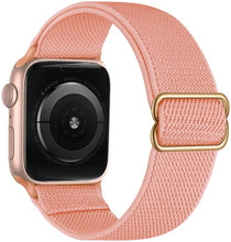 Load image into Gallery viewer, Elastic Nylon Solo Loop Strap For Apple Watch Band 44mm 40mm 45mm 41mm 42mm 38mm Adjustable Bracelet iWatch Series 7 6 SE 5 4 3
