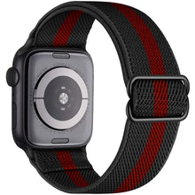 Load image into Gallery viewer, Elastic Nylon Solo Loop Strap For Apple Watch Band 44mm 40mm 45mm 41mm 42mm 38mm Adjustable Bracelet iWatch Series 7 6 SE 5 4 3
