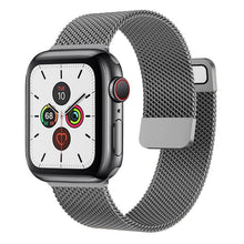 Load image into Gallery viewer, Strap For Apple watch Band 44mm 40mm 38mm 42mm Accessories Magnetic Loop smartwatch bracelet iWatch serie 3 4 5 6 se 7 45mm 41mm
