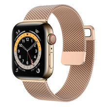 Load image into Gallery viewer, Strap For Apple watch Band 44mm 40mm 38mm 42mm Accessories Magnetic Loop smartwatch bracelet iWatch serie 3 4 5 6 se 7 45mm 41mm
