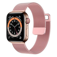 Load image into Gallery viewer, Strap For Apple watch Band 44mm 40mm 38mm 42mm Accessories Magnetic Loop smartwatch bracelet iWatch serie 3 4 5 6 se 7 45mm 41mm
