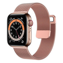 Load image into Gallery viewer, Strap For Apple watch Band 44mm 40mm 38mm 42mm Accessories Magnetic Loop smartwatch bracelet iWatch serie 3 4 5 6 se 7 45mm 41mm
