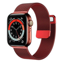 Load image into Gallery viewer, Strap For Apple watch Band 44mm 40mm 38mm 42mm Accessories Magnetic Loop smartwatch bracelet iWatch serie 3 4 5 6 se 7 45mm 41mm
