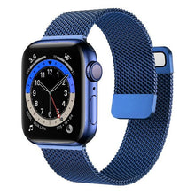 Load image into Gallery viewer, Strap For Apple watch Band 44mm 40mm 38mm 42mm Accessories Magnetic Loop smartwatch bracelet iWatch serie 3 4 5 6 se 7 45mm 41mm
