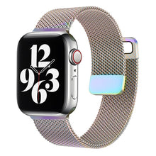 Load image into Gallery viewer, Strap For Apple watch Band 44mm 40mm 38mm 42mm Accessories Magnetic Loop smartwatch bracelet iWatch serie 3 4 5 6 se 7 45mm 41mm
