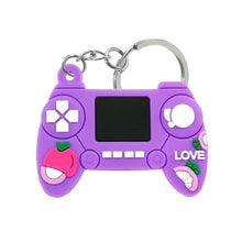 Load image into Gallery viewer, 1PCS PVC Game Machine Keychain &amp; Keyring Cute Gamepad Joystick Key Chain Keychains Bag Car Hanging
