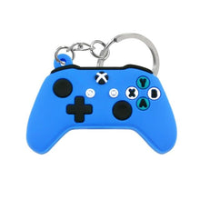Load image into Gallery viewer, 1PCS PVC Game Machine Keychain &amp; Keyring Cute Gamepad Joystick Key Chain Keychains Bag Car Hanging
