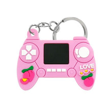 Load image into Gallery viewer, 1PCS PVC Game Machine Keychain &amp; Keyring Cute Gamepad Joystick Key Chain Keychains Bag Car Hanging

