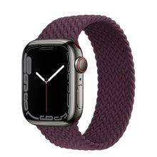 Load image into Gallery viewer, Braided Solo Loop For Apple Watch band 44mm 40mm 45mm 41mm Fabric Nylon Elastic Belt Bracelet iWatch series 3 4 5 SE 6 7 Strap
