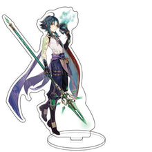 Load image into Gallery viewer, Anime Figure Genshin Impact Diluc Venti Klee Keqing Qiqi Acrylic Stand Model Plate Desk Decor Standing Sign Keychain Fans Gifts
