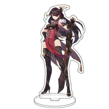 Load image into Gallery viewer, Anime Figure Genshin Impact Diluc Venti Klee Keqing Qiqi Acrylic Stand Model Plate Desk Decor Standing Sign Keychain Fans Gifts
