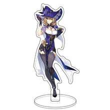 Load image into Gallery viewer, Anime Figure Genshin Impact Diluc Venti Klee Keqing Qiqi Acrylic Stand Model Plate Desk Decor Standing Sign Keychain Fans Gifts
