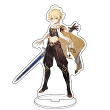 Load image into Gallery viewer, Anime Figure Genshin Impact Diluc Venti Klee Keqing Qiqi Acrylic Stand Model Plate Desk Decor Standing Sign Keychain Fans Gifts
