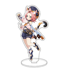 Load image into Gallery viewer, Anime Figure Genshin Impact Diluc Venti Klee Keqing Qiqi Acrylic Stand Model Plate Desk Decor Standing Sign Keychain Fans Gifts
