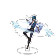 Load image into Gallery viewer, Anime Figure Genshin Impact Zhongli Diluc Venti Klee Keqing Qiqi Acrylic Stand Model Plate Desk Decor Standing Sign Fans Gifts
