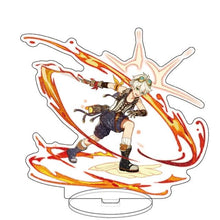 Load image into Gallery viewer, Anime Figure Genshin Impact Zhongli Diluc Venti Klee Keqing Qiqi Acrylic Stand Model Plate Desk Decor Standing Sign Fans Gifts
