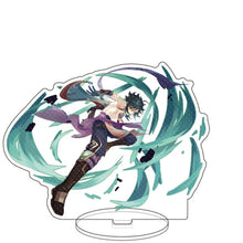 Load image into Gallery viewer, Anime Figure Genshin Impact Zhongli Diluc Venti Klee Keqing Qiqi Acrylic Stand Model Plate Desk Decor Standing Sign Fans Gifts
