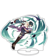 Load image into Gallery viewer, Anime Figure Genshin Impact Zhongli Diluc Venti Klee Keqing Qiqi Acrylic Stand Model Plate Desk Decor Standing Sign Fans Gifts
