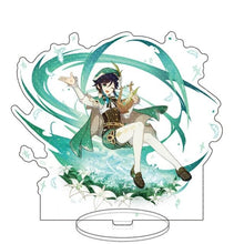 Load image into Gallery viewer, Anime Figure Genshin Impact Zhongli Diluc Venti Klee Keqing Qiqi Acrylic Stand Model Plate Desk Decor Standing Sign Fans Gifts
