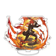 Load image into Gallery viewer, Anime Figure Genshin Impact Zhongli Diluc Venti Klee Keqing Qiqi Acrylic Stand Model Plate Desk Decor Standing Sign Fans Gifts
