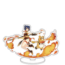 Load image into Gallery viewer, Anime Figure Genshin Impact Zhongli Diluc Venti Klee Keqing Qiqi Acrylic Stand Model Plate Desk Decor Standing Sign Fans Gifts
