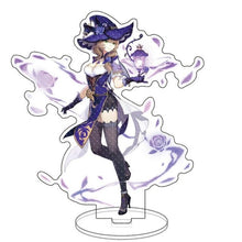 Load image into Gallery viewer, Anime Figure Genshin Impact Zhongli Diluc Venti Klee Keqing Qiqi Acrylic Stand Model Plate Desk Decor Standing Sign Fans Gifts
