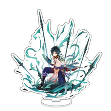 Load image into Gallery viewer, Anime Figure Genshin Impact Zhongli Diluc Venti Klee Keqing Qiqi Acrylic Stand Model Plate Desk Decor Standing Sign Fans Gifts
